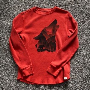 Gap L/S thermal wolf shirt KIDS